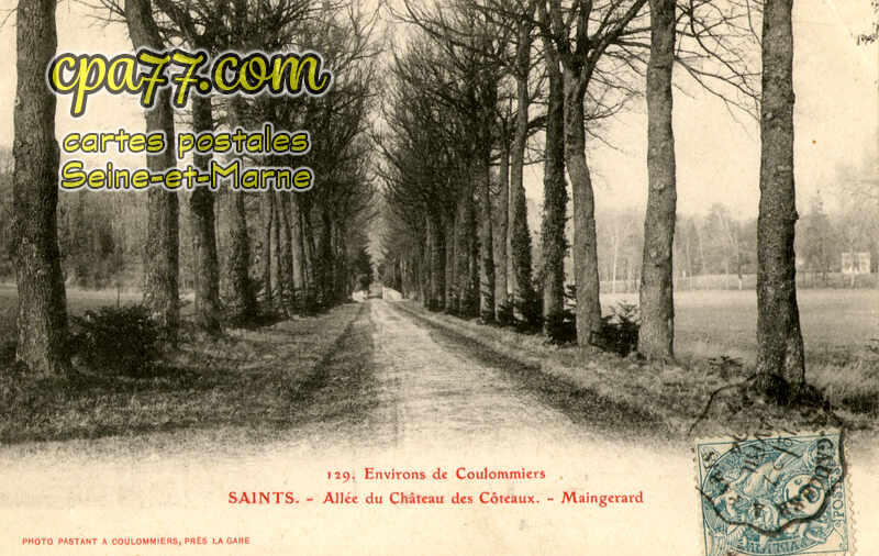 Saints (Seine-et-Marne) - Allée du Château des Côteaux – Maingerard