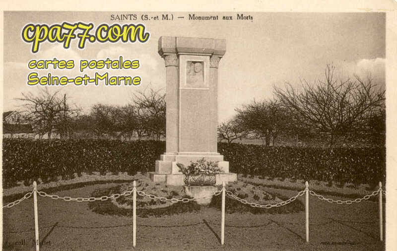 Saints (Seine-et-Marne) - Monument aux Morts