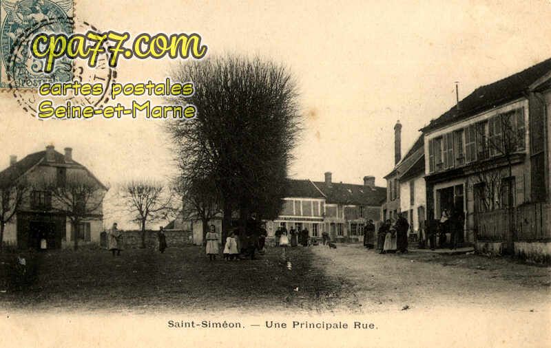 St Siméon (Seine-et-Marne) - Une Principale Rue