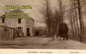 St Siméon (Seine-et-Marne) - Avenue de la Gare