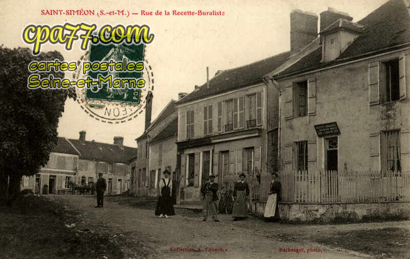 St Siméon (Seine-et-Marne) - Rue de la Recette-Buraliste