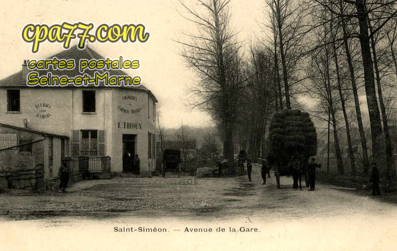 St Siméon (Seine-et-Marne) - Avenue de la Gare