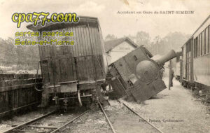 St Siméon (Seine-et-Marne) - Accident en Gare de Saint-Siméon