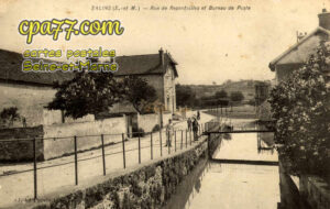 Salins (Seine-et-Marne) - Rue de Repentailles et Bureau de Poste