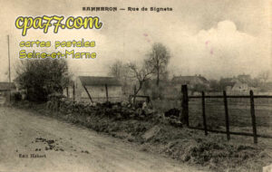 Sammeron (Seine-et-Marne) - Rue de Signets