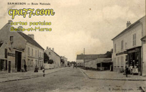 Sammeron (Seine-et-Marne) - Route Nationale