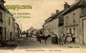 Sammeron (Seine-et-Marne) - Route Nationale