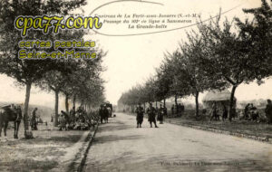 Sammeron (Seine-et-Marne) - Environs de la Ferté-sous-Jouarre – Passage du 101e de ligne de Sammeron – La Grande-Halte