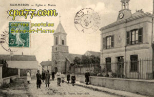 Sammeron (Seine-et-Marne) - Eglise et Mairie