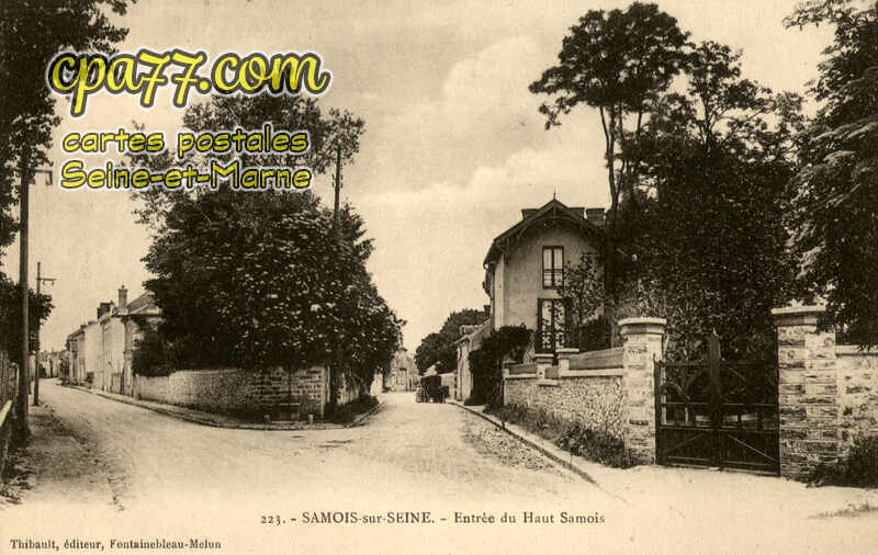 Samois Sur Seine (Seine-et-Marne) - Entrée du Haut-Samois