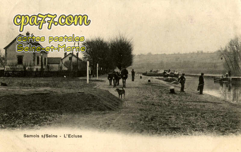 Samois Sur Seine (Seine-et-Marne) - L&rsquo;Ecluse
