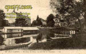 Samois Sur Seine (Seine-et-Marne) - Un coin de Seine vue de l’Ile de Vauthère