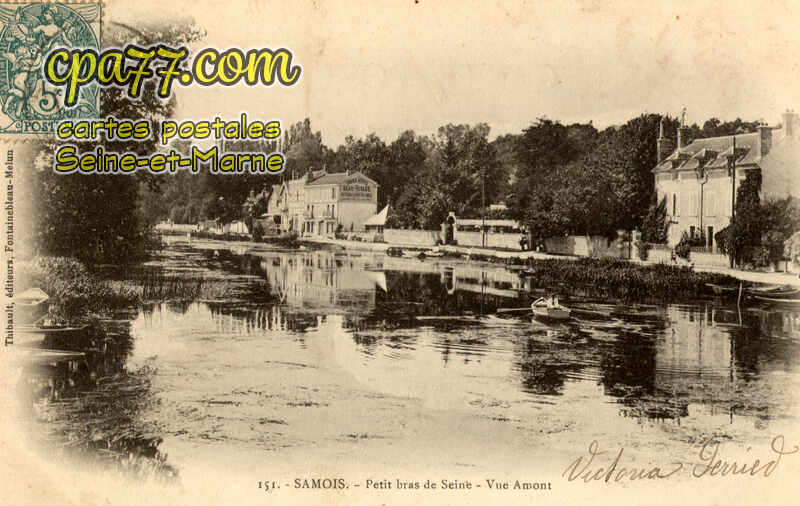 Samois Sur Seine (Seine-et-Marne) - Petit bras de Seine – Vue Amont