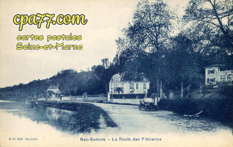 Samois Sur Seine (Seine-et-Marne) - Bas-Samois – La Route des Plâtreries