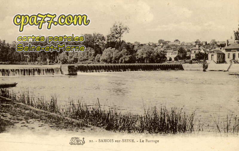 Samois Sur Seine (Seine-et-Marne) - Le Barrage