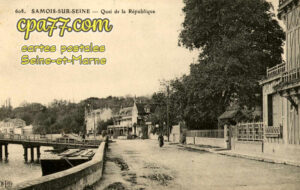 Samois Sur Seine (Seine-et-Marne) - Quai de la République