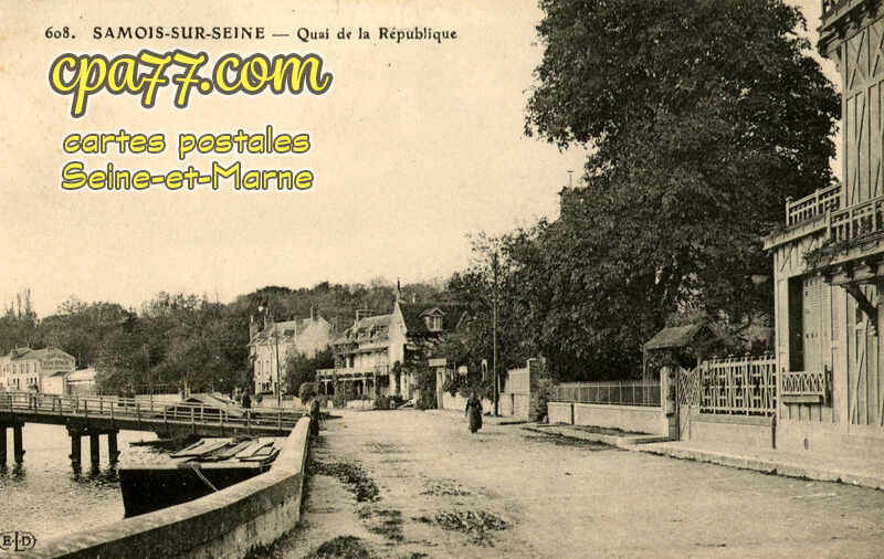 Samois Sur Seine (Seine-et-Marne) - Quai de la République
