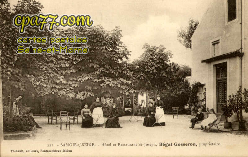 Samois Sur Seine (Seine-et-Marne) - Hôtel et Restaurant St-Joseph