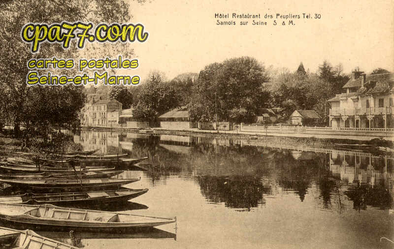 Samois Sur Seine (Seine-et-Marne) - Hôtel-Restaurant des Peupliers