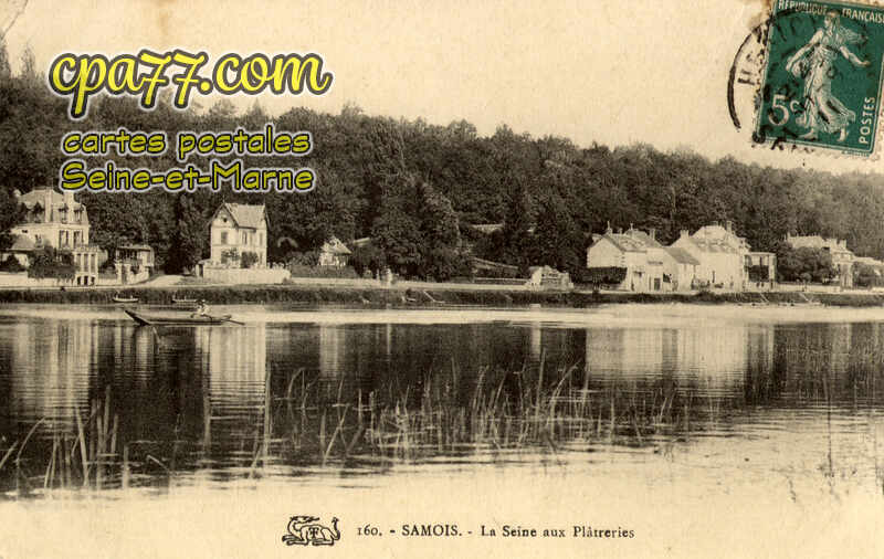 Samois Sur Seine (Seine-et-Marne) - La Seine aux Plâtreries