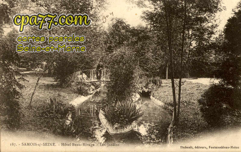 Samois Sur Seine (Seine-et-Marne) - Hôtel Beau-Rivage – Les Jardins