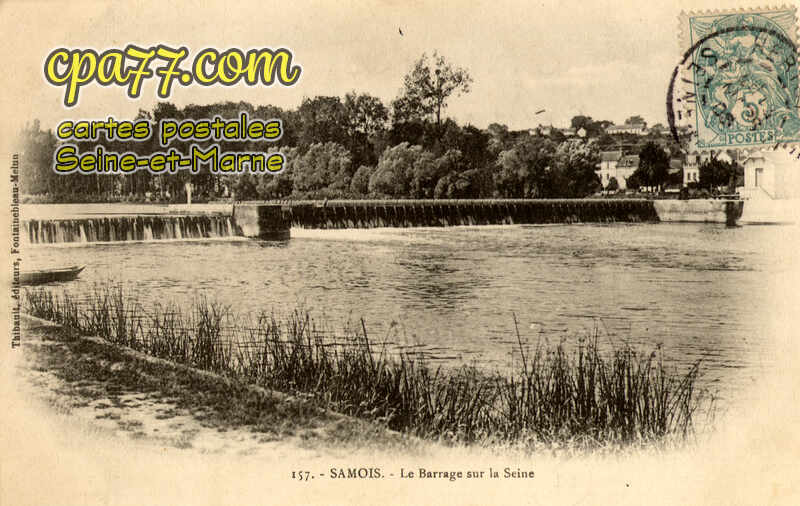 Samois Sur Seine (Seine-et-Marne) - Le Barrage sur la Seine