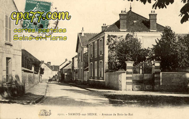 Samois Sur Seine (Seine-et-Marne) - Avenue de Bois-le-Roi