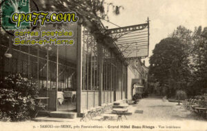 Samois Sur Seine (Seine-et-Marne) - Grand-Hôtel Beau-Rivage – Vue intérieure