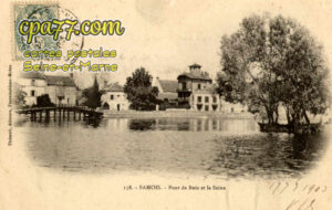 Samois Sur Seine (Seine-et-Marne) - Pont de Bois et la Seine