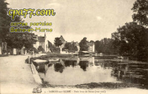 Samois Sur Seine (Seine-et-Marne) - Petit bras de Seine (vue aval)