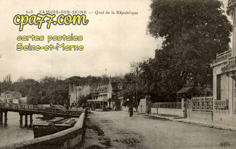 Samois Sur Seine (Seine-et-Marne) - Quai de la République