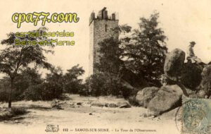 Samois Sur Seine (Seine-et-Marne) - La Tour de l&rsquo;Oservatoire