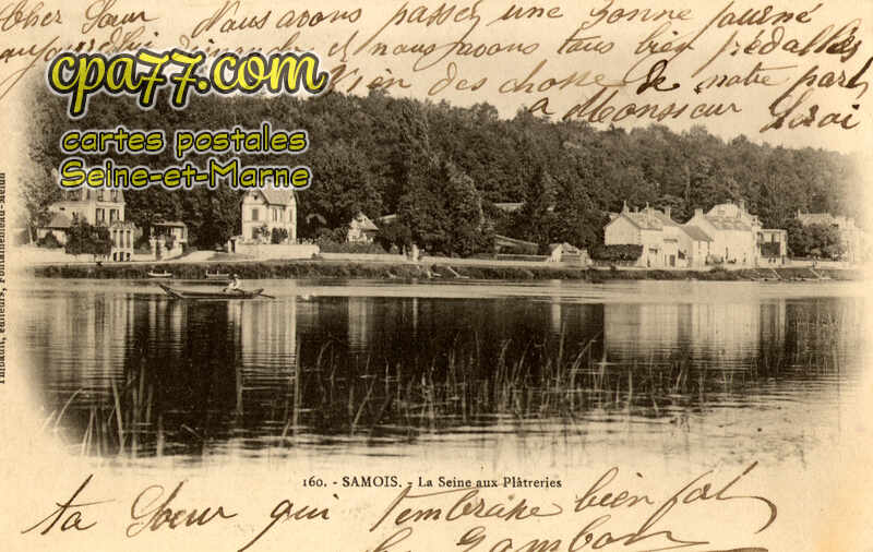 Samois Sur Seine (Seine-et-Marne) - La Seine aux Plâtreries