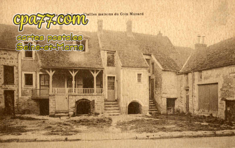 Samois Sur Seine (Seine-et-Marne) - Vieilles maisons du coin Muzard