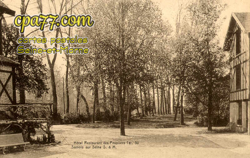 Samois Sur Seine (Seine-et-Marne) - Hôtel-Restaurant des Peupliers