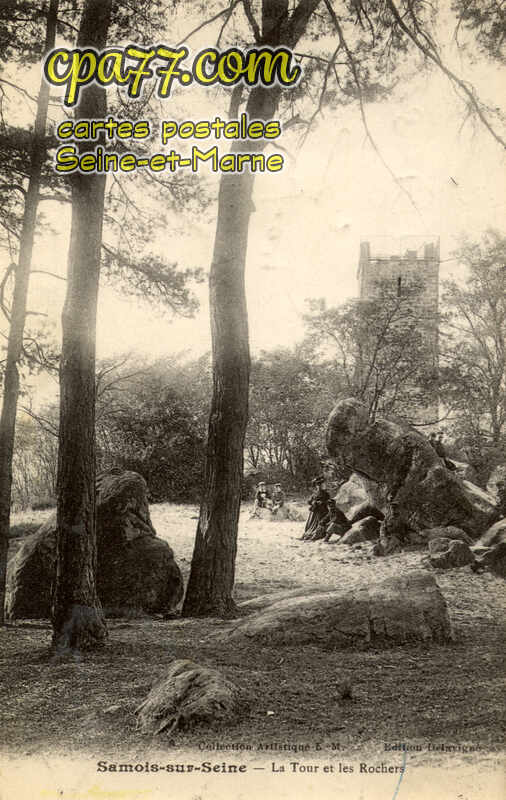 Samois Sur Seine (Seine-et-Marne) - La Tour et les Rochers