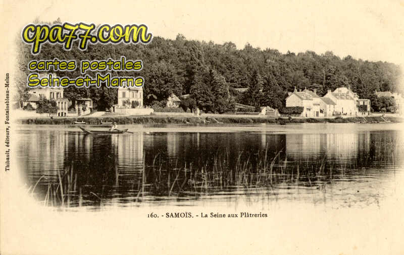 Samois Sur Seine (Seine-et-Marne) - La Seine aux Plâtreries