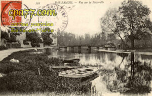 Samois Sur Seine (Seine-et-Marne) - Vue de la Passerelle