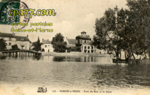 Samois Sur Seine (Seine-et-Marne) - Pont de Bois et la Seine