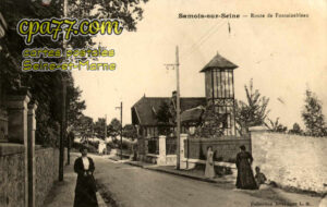 Samois Sur Seine (Seine-et-Marne) - Route de Fontainebleau