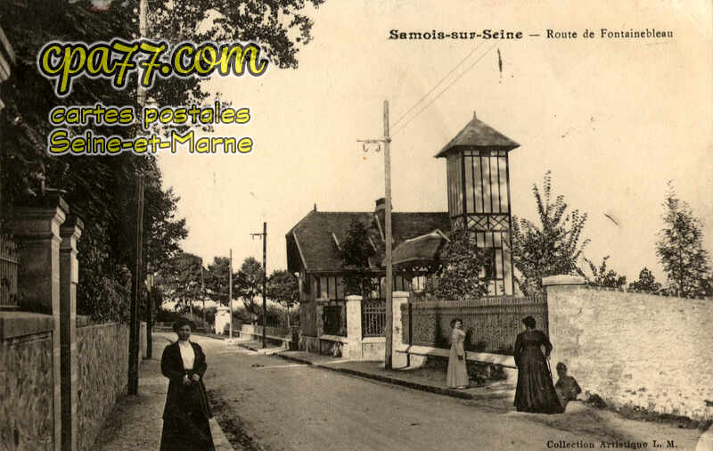 Samois Sur Seine (Seine-et-Marne) - Route de Fontainebleau