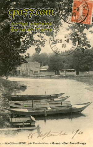 Samois Sur Seine (Seine-et-Marne) - Grand-Hôtel Beau-Rivage