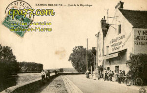 Samois Sur Seine (Seine-et-Marne) - Quai de la République