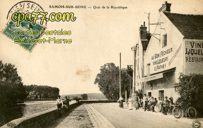 Samois Sur Seine (Seine-et-Marne) - Quai de la République