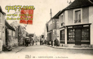 Samois Sur Seine (Seine-et-Marne) - La Rue Nationale