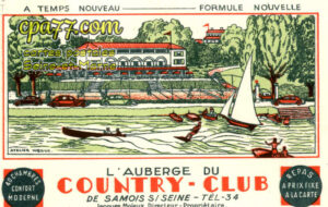 Samois Sur Seine (Seine-et-Marne) - L&rsquo;Auberge du Country-Club