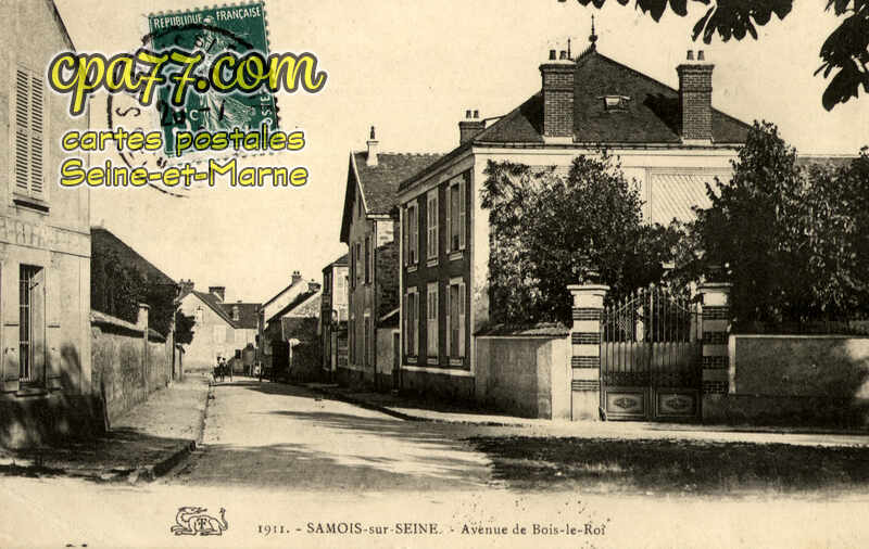 Samois Sur Seine (Seine-et-Marne) - Avenue de Bois-le-Roi