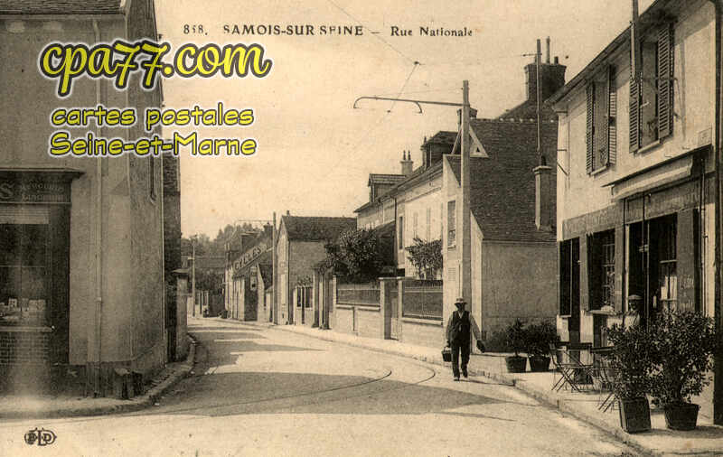 Samois Sur Seine (Seine-et-Marne) - Rue Nationale