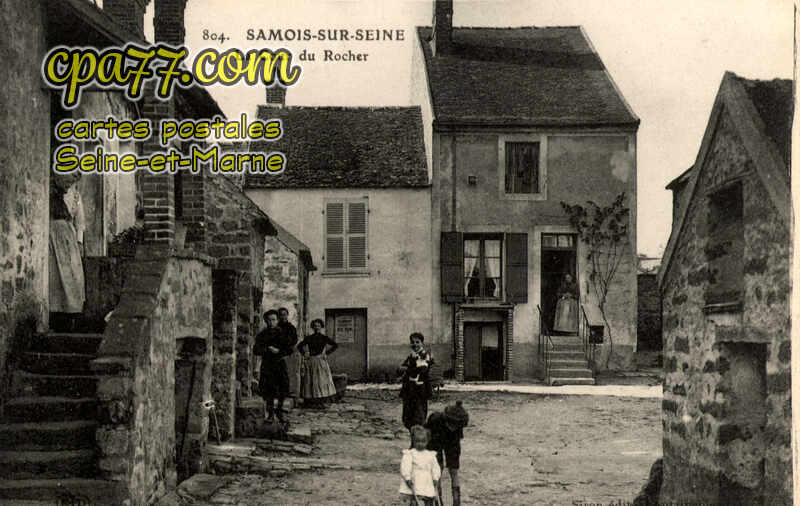 Samois Sur Seine (Seine-et-Marne) - La Cour du Rocher