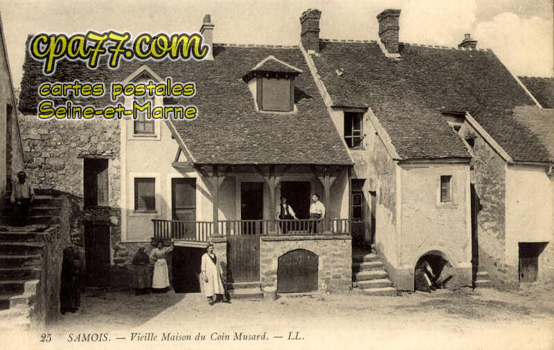 Samois Sur Seine (Seine-et-Marne) - Vieille Maison du Coin Musard